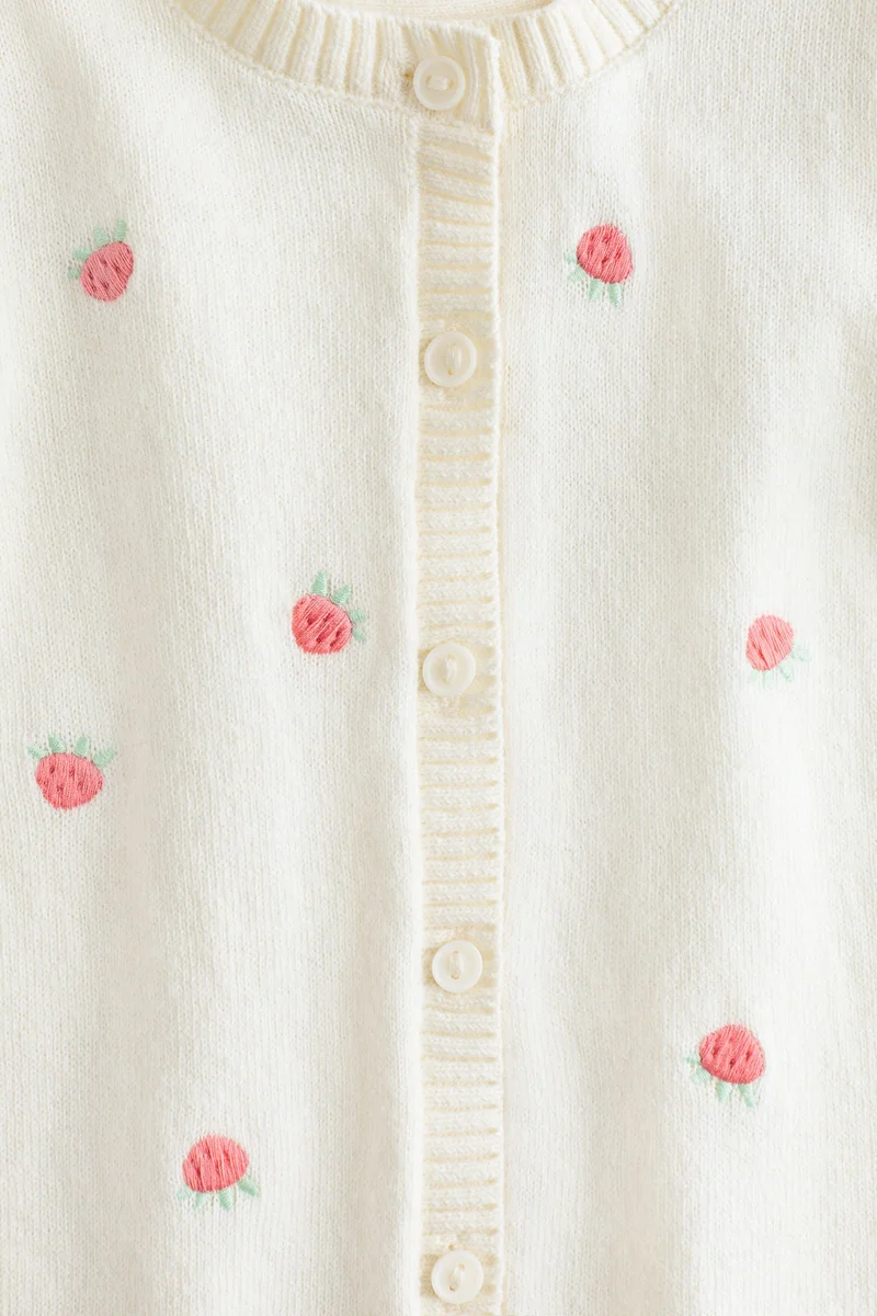 H&M Cotton-knit romper suit